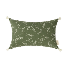 Nobodinoz Stories Kussen Met Franjes 35x20cm | Green Jasmine*