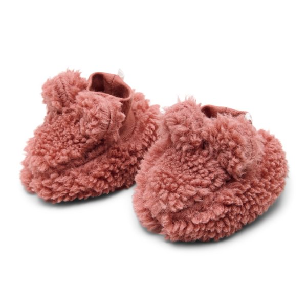 Little Dutch Teddy slofjes | Pink Blush
