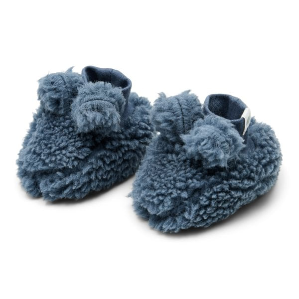 Little Dutch Teddy slofjes | Stone Blue