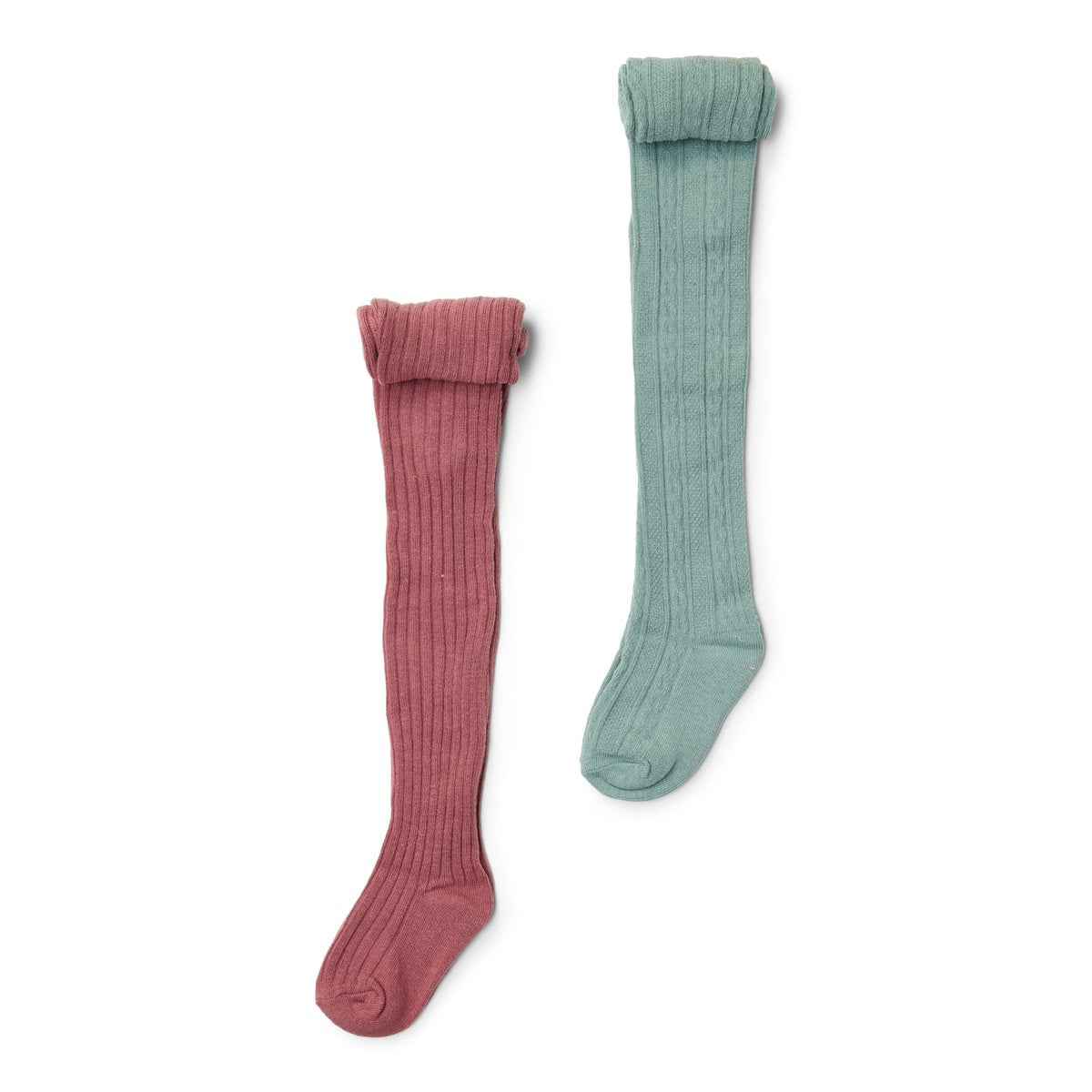 Little Dutch Maillots 2-pack | Roze/Garden Groen