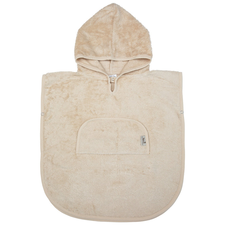 Timboo Poncho Met V-Hals Bamboo 2-4Y | Frosted Almond
