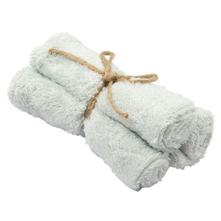 Timboo Set 3 Bamboo Washandjes | Riviera Blue