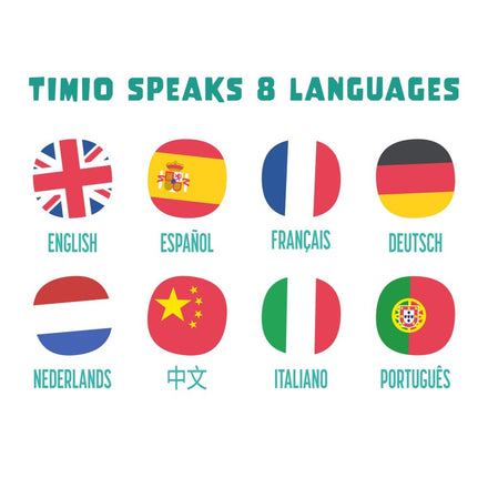 Timio Audio-en Muziekspeler 2.0 Oplaadbaar | Woordjes, Talen, Getallen +2 jaar
