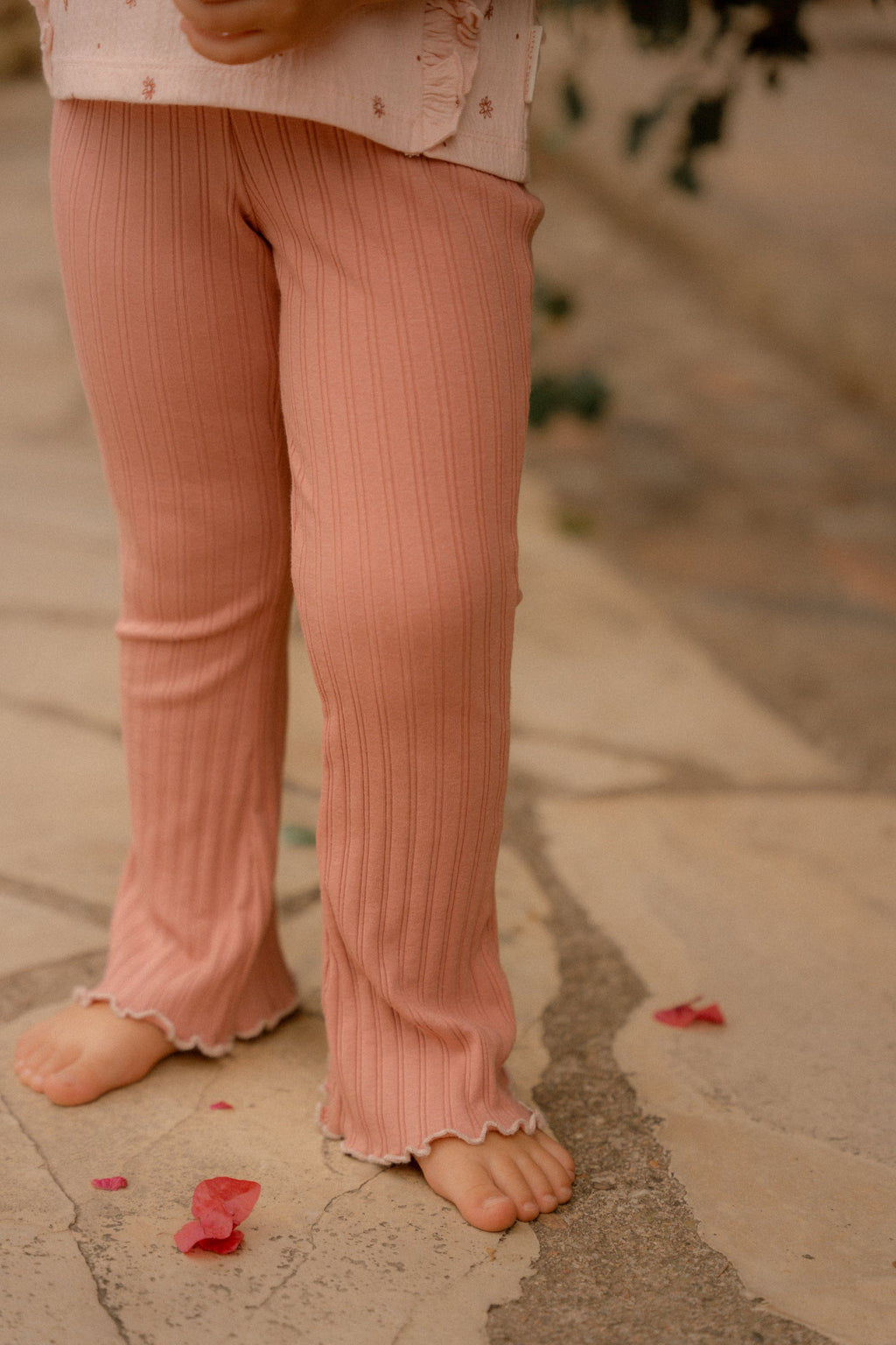 Little Dutch Flared Broek Pink Blush