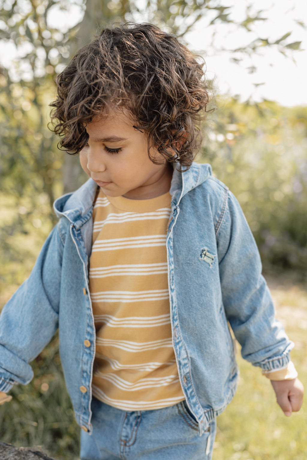 Little Dutch Vest Met Capuchon Denim