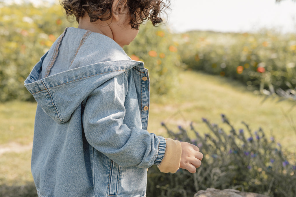 Little Dutch Vest Met Capuchon Denim