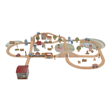 Little Dutch Houten Treinbaan Set | XL