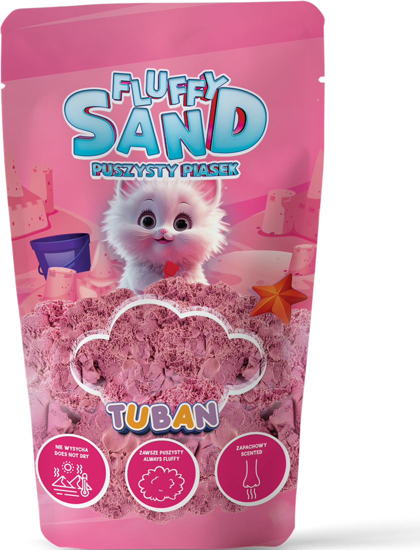 Tuban Kinetisch Zand Fluffy Sand Pink 90 g