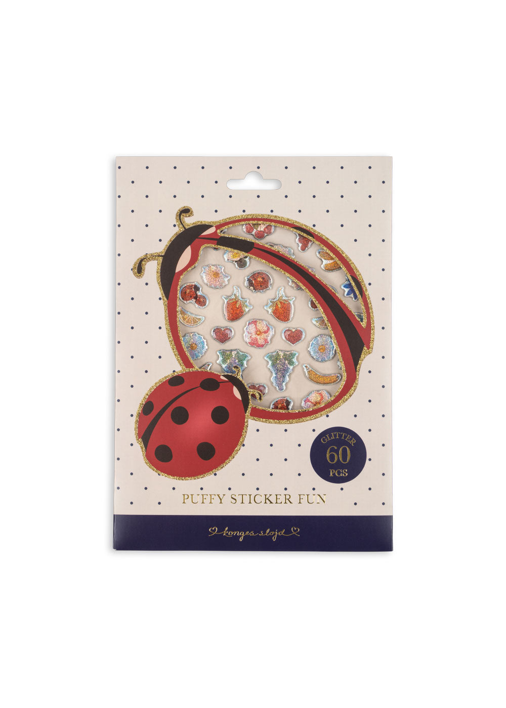 Konges Sløjd Puffy Stickers | Ladybug