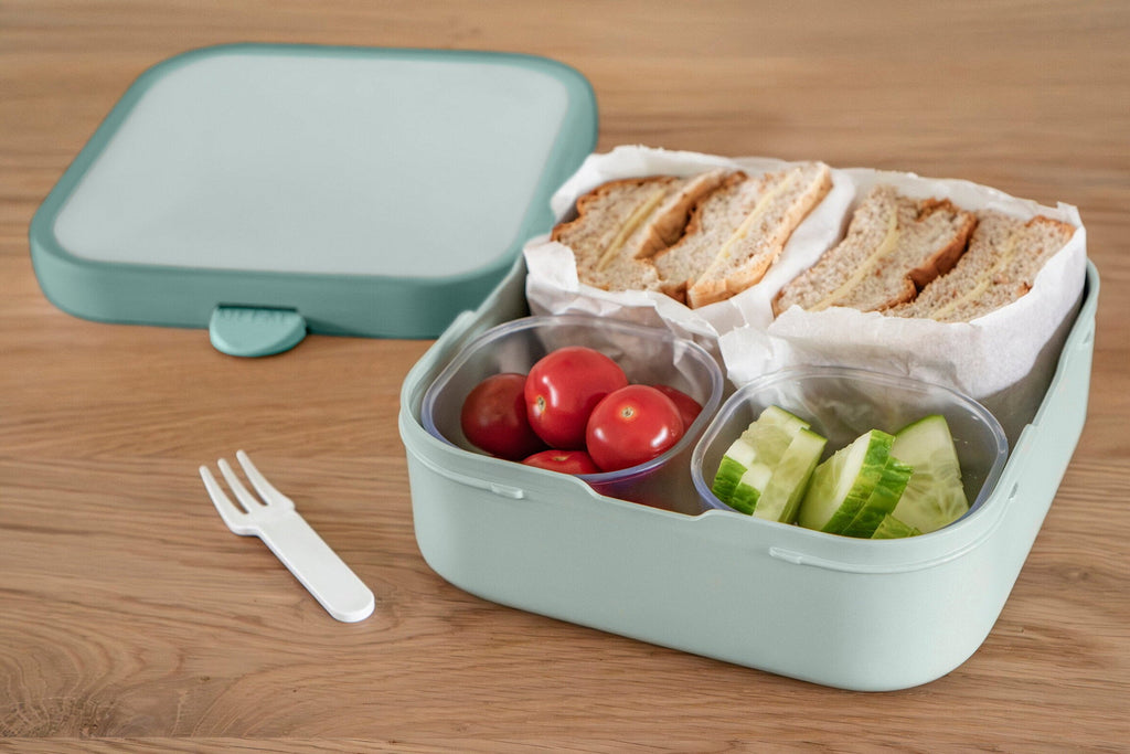 Mepal Bento Lunchbox Met Vakjes en vork | Little Farm