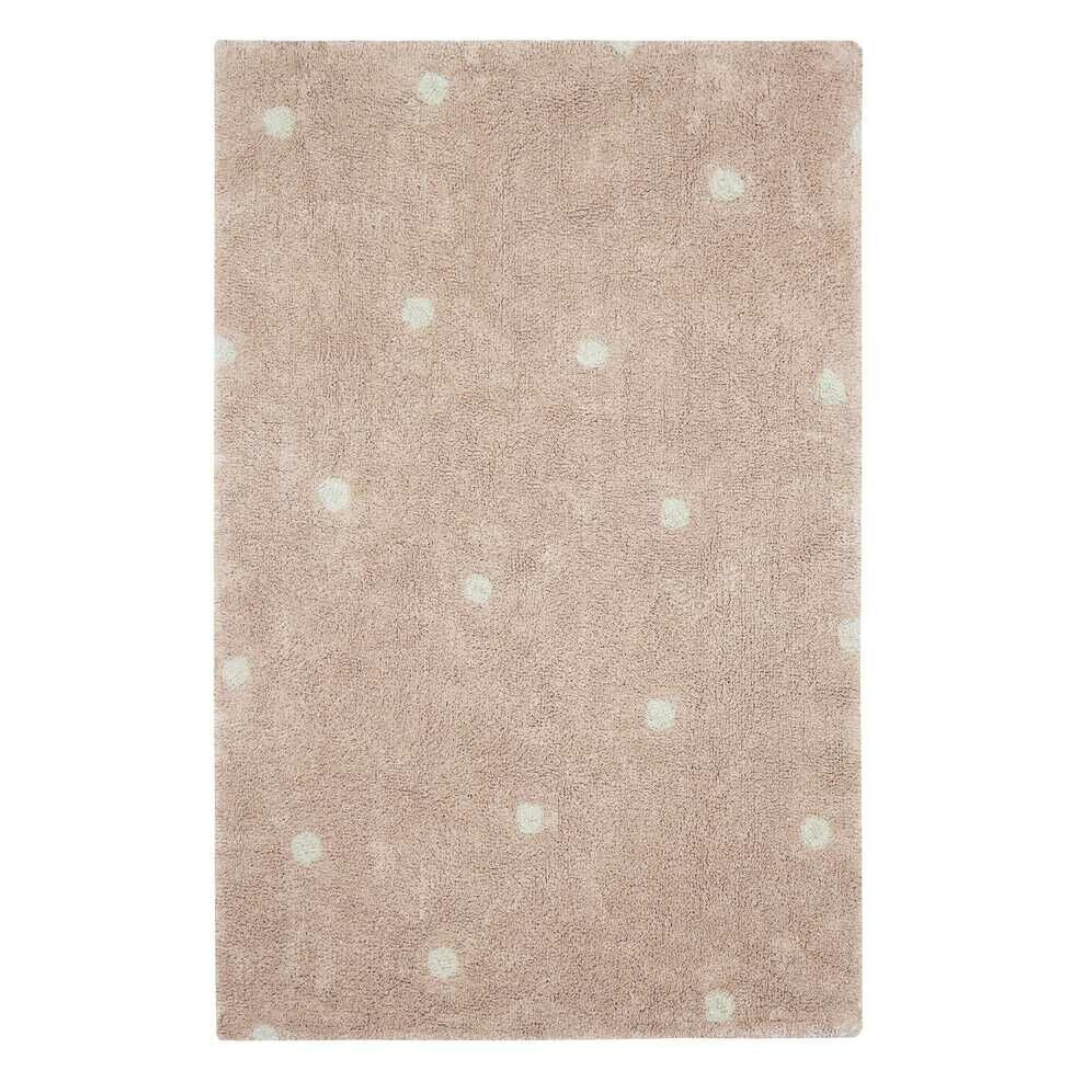 Lorena Canals Machinewasbaar Tapijt Rug 100x150cm | Mini Dot Rose