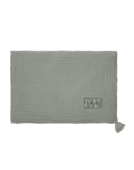 Nobodinoz Wabi Sabi Dubbel Muslin Deken 65x100cm | Azure