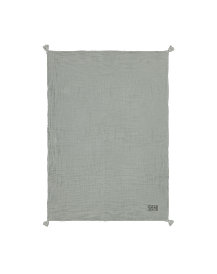 Nobodinoz Wabi Sabi Dubbel Muslin Deken 65x100cm | Azure