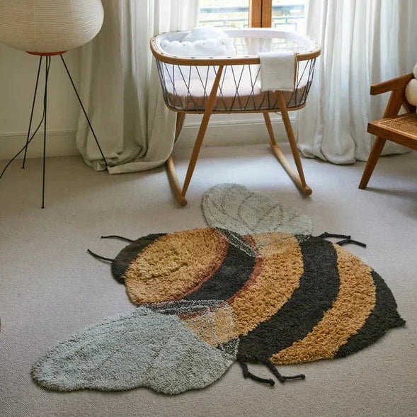 Lorena Canals Machinewasbaar Tapijt Rug 115x150cm | Bee