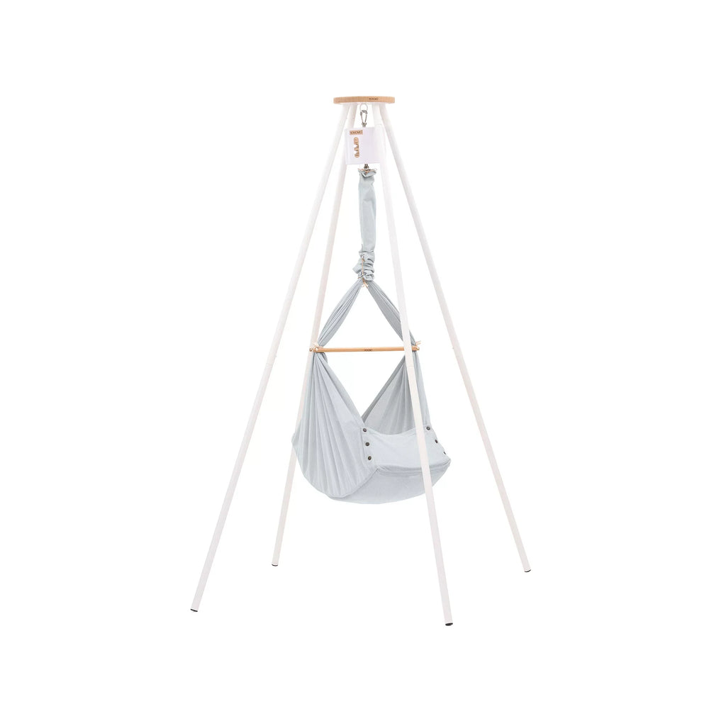 Nonomo Heavenly Dreams Baby Premium Wieg Stone Grey + Move + Tipi White