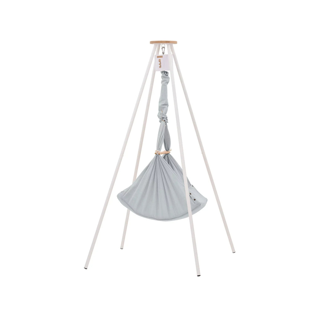 Nonomo Heavenly Dreams Baby Premium Wieg Stone Grey + Move + Tipi White