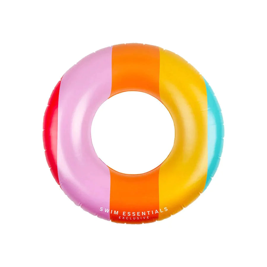 Swim Essentials Rainbow Printed Zwemring 90cm