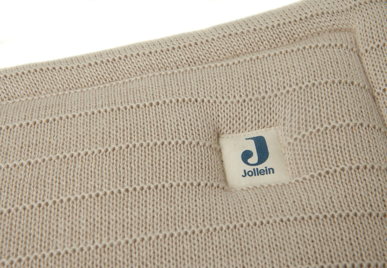 Jollein Box/bedomrander 35x180cm | Pure Knit Nougat