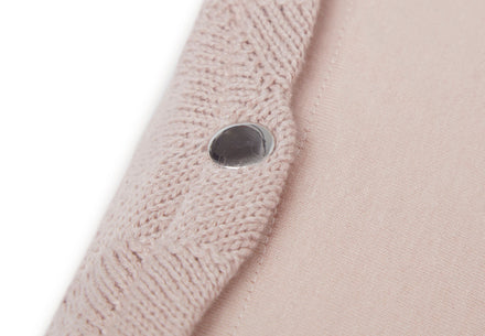 Jollein Waskussenhoes 50x70cm | Shell Knit Wild Rose GOTS*