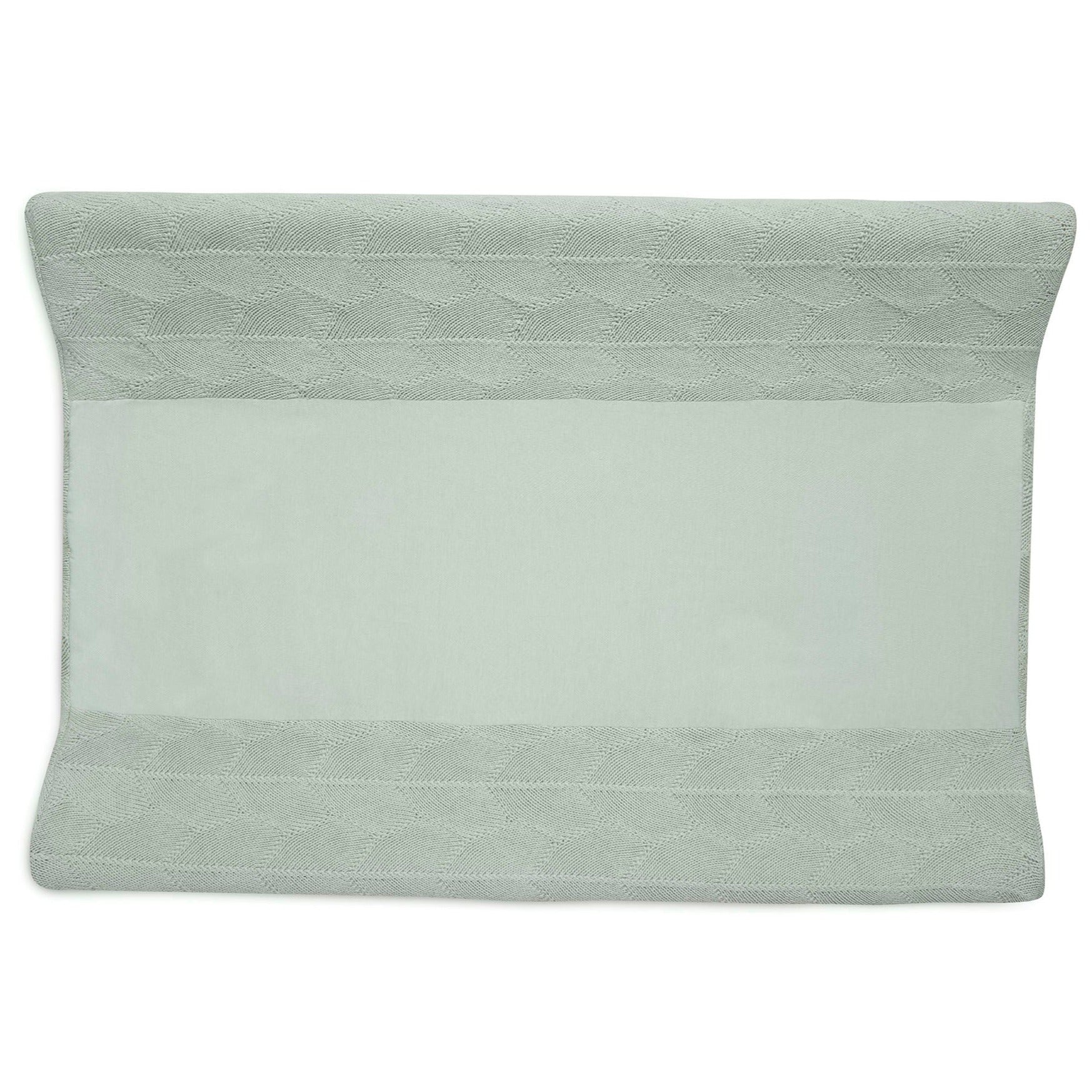 * Jollein Waskussenhoes 50x70cm | Shell Knit Sea Foam GOTS