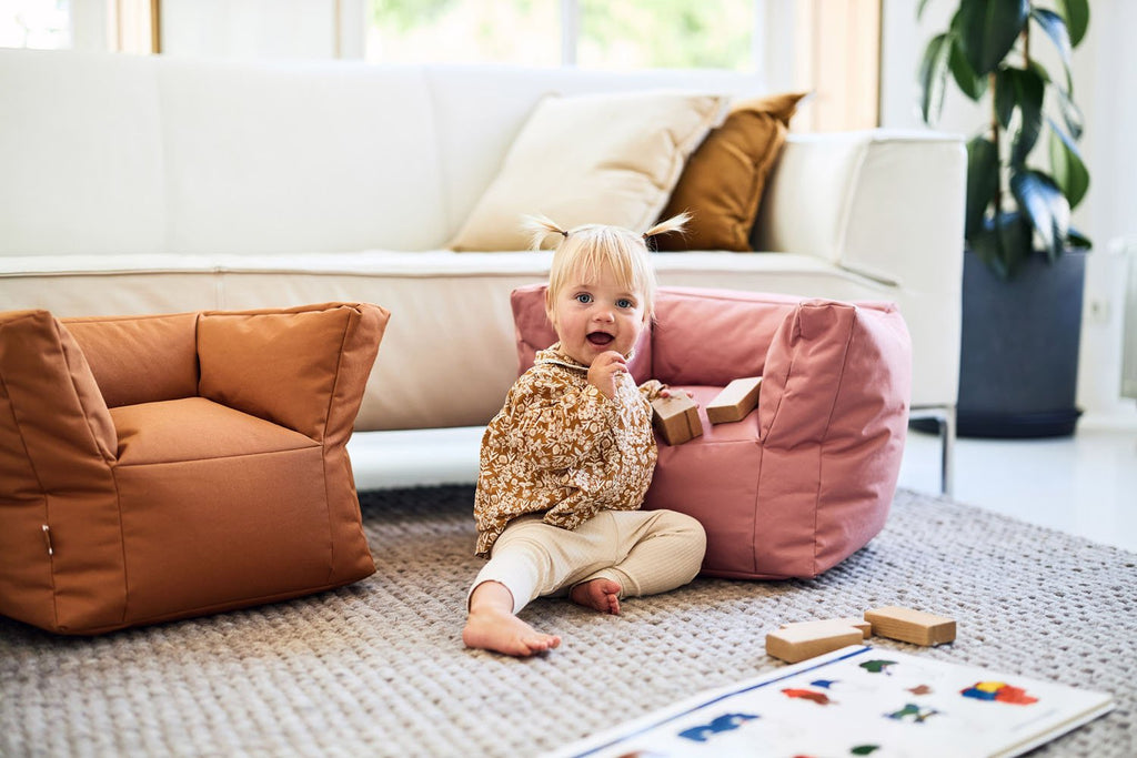 zzz Jollein Fauteuiltje Beanbag Mellow Pink