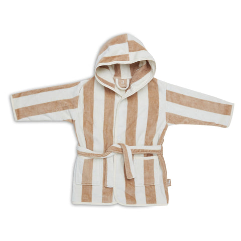 Jollein Badjas 1-2 jaar | Stripe Terry Biscuit