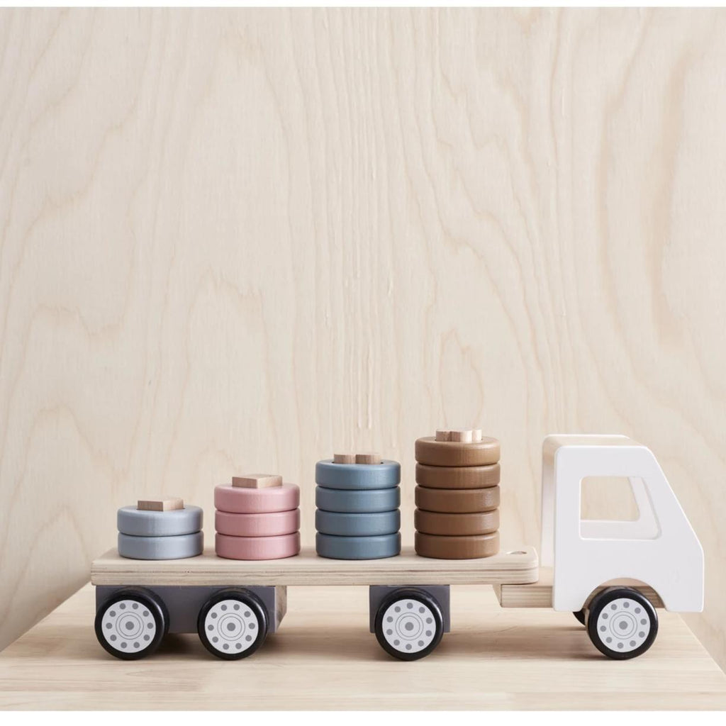 Kid's concept Houten Vrachtwagen met Ringen Aiden