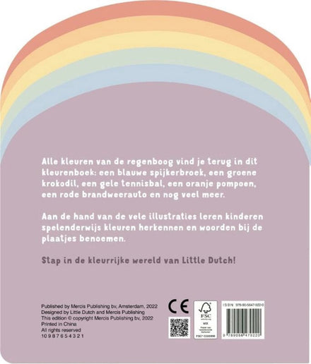 Little Dutch Voorleesboek | Regenboogkleuren Leren