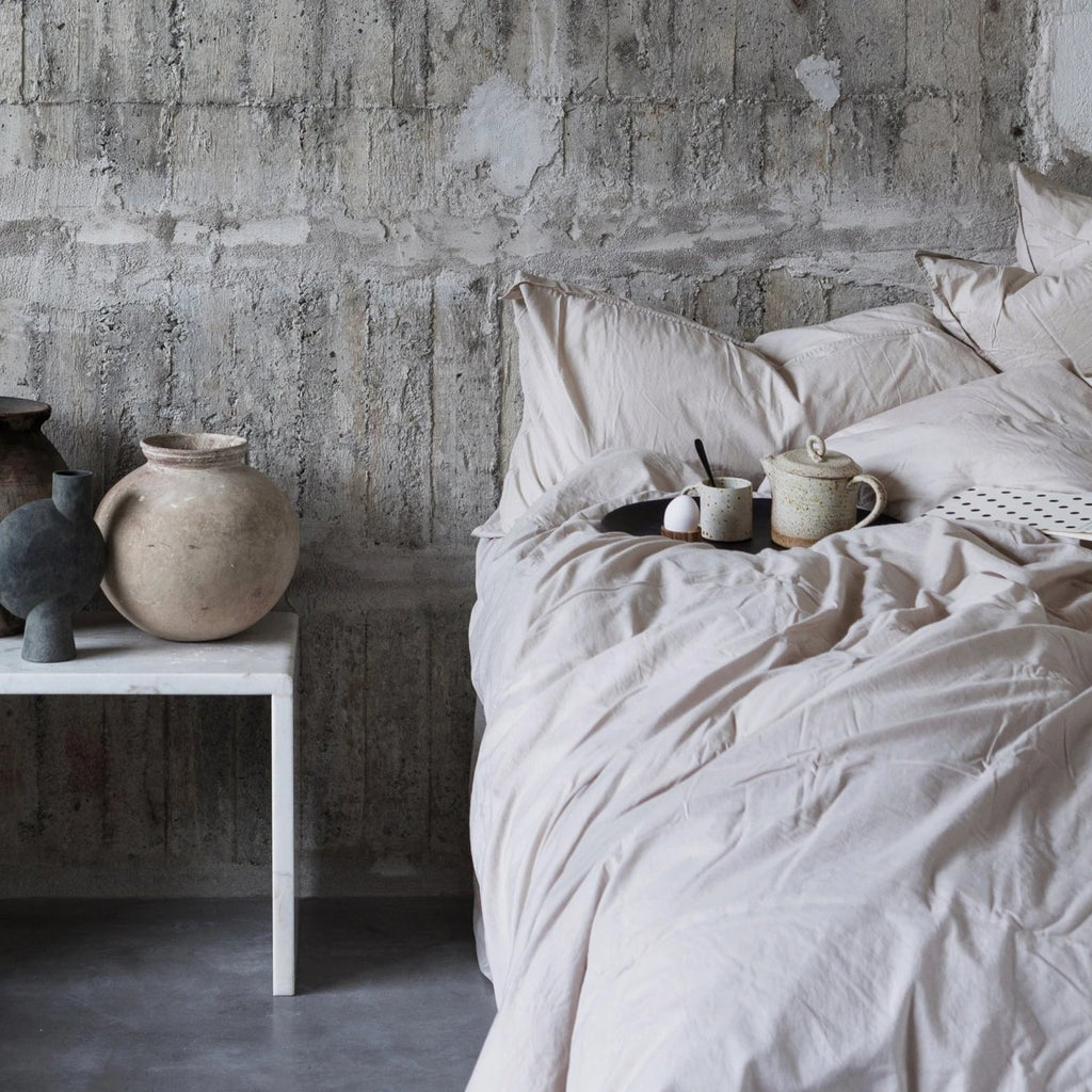 Midnatt Set 2 kussenhoezen 50x70cm | Pebble