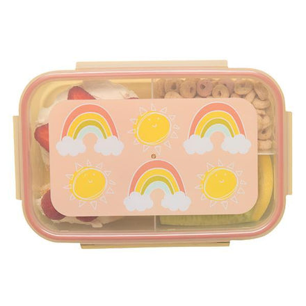 SugarBooger Lunch Box Bento Met Vakjes | Rainbows & Sunshine