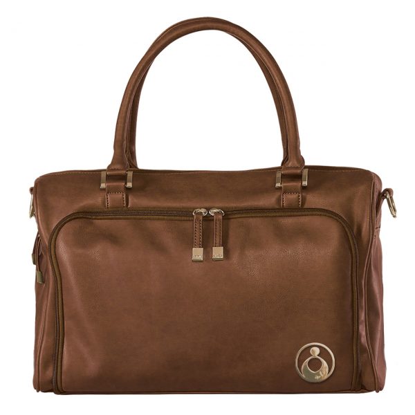 Isoki Luiertas Double Zip Chestnut Redwood