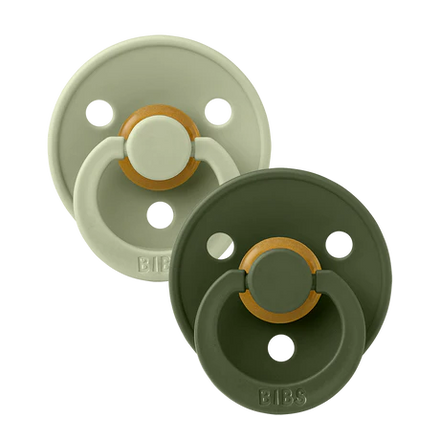 Bibs Fopspeen 0+M Maat 1 | Sage / Hunter Green