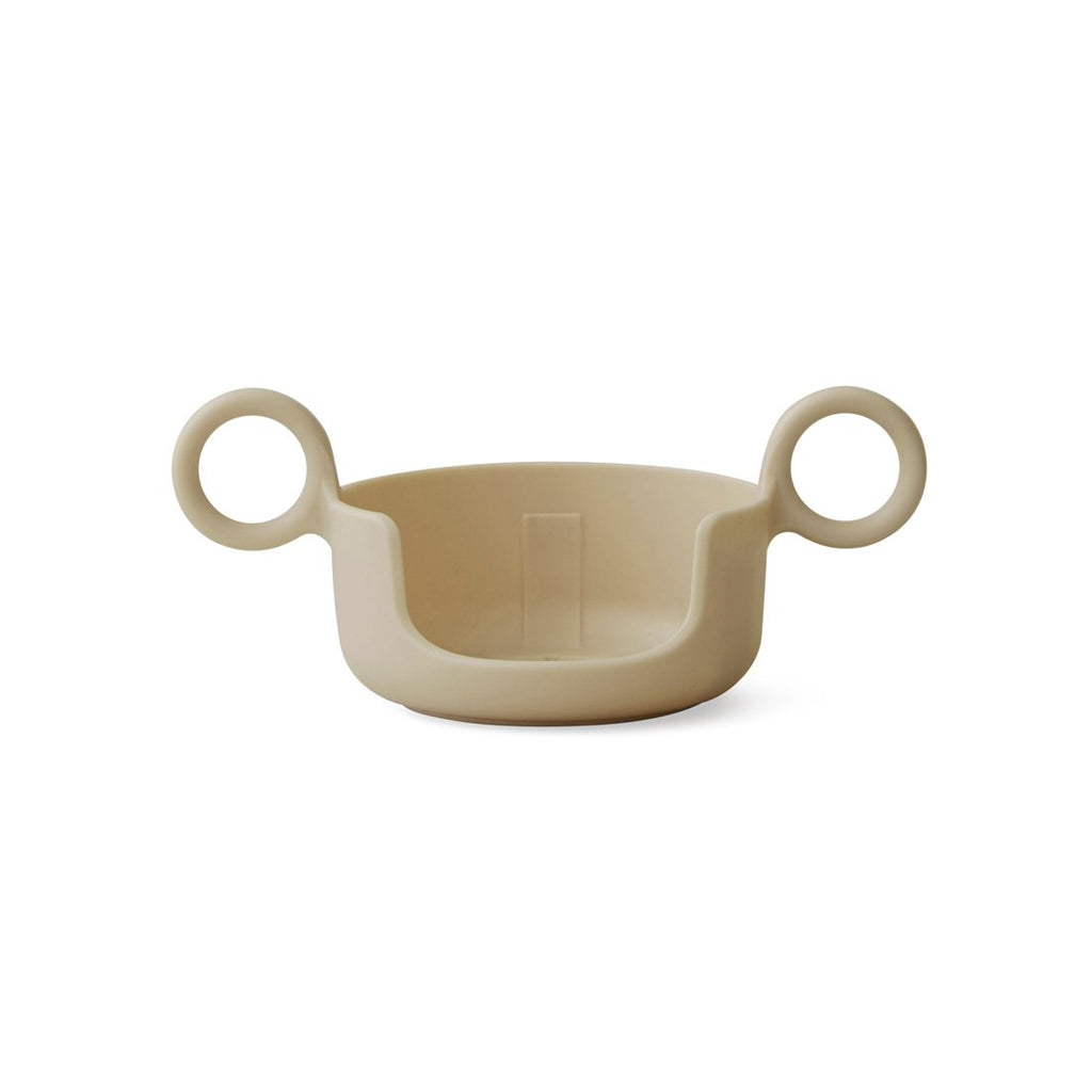 Design letters houder voor melamine drinkbeker | Beige   *