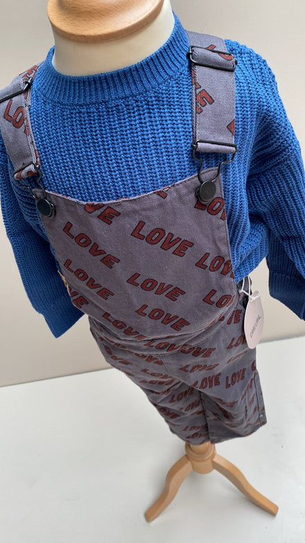 CarlijnQ Salopette Love Dungaree Denim   *