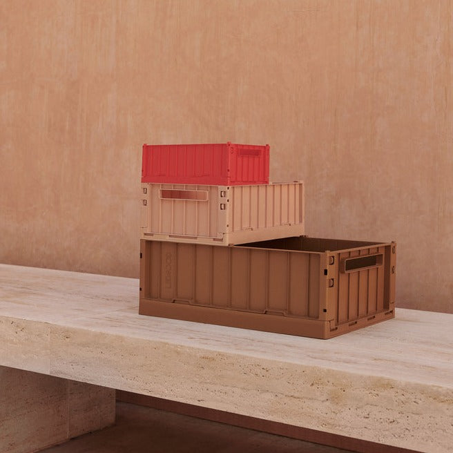 * Liewood Weston Storage Box 2 Pack Small | Apple Red