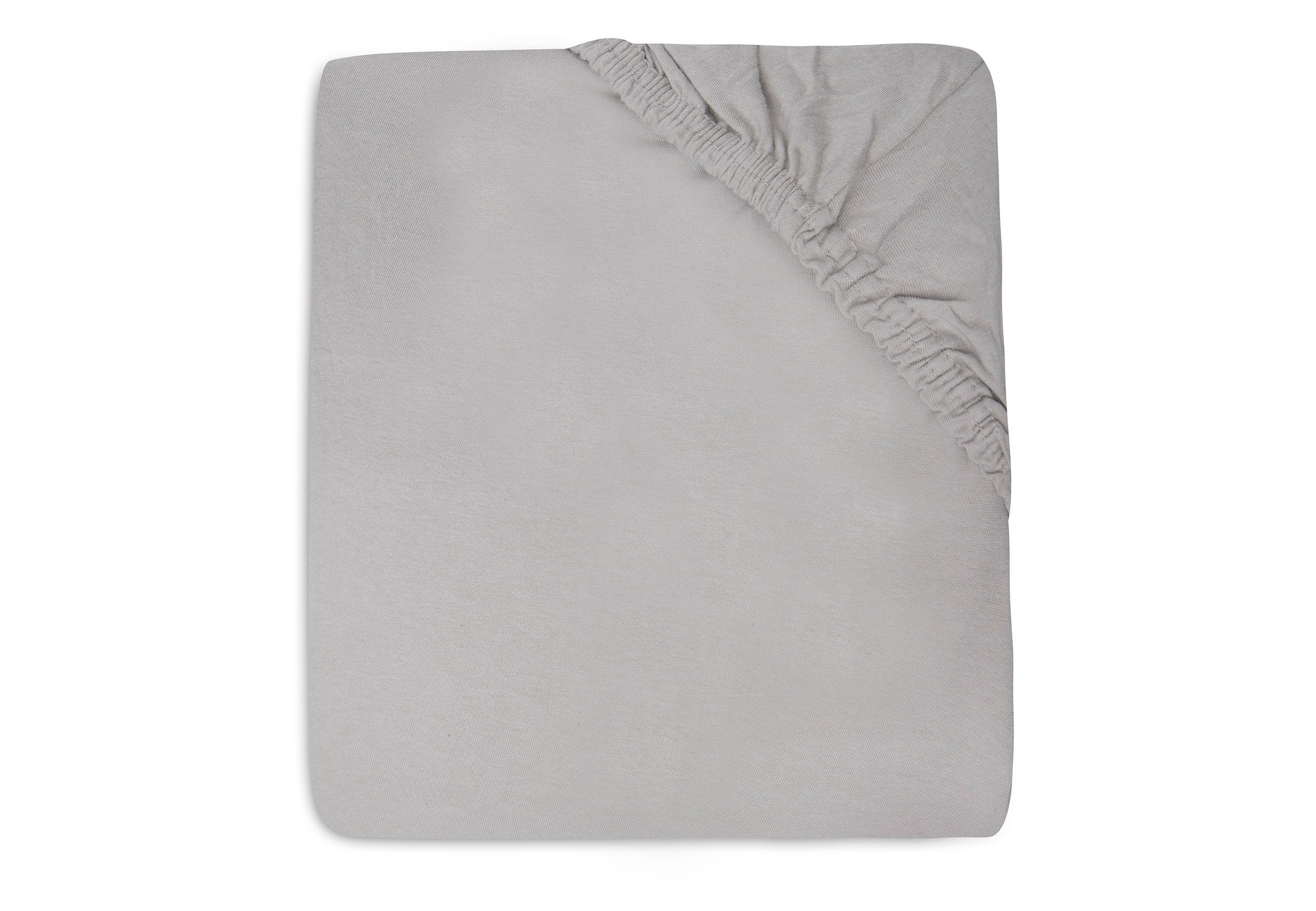 * Jollein Hoeslaken Jersey 60x120cm | Soft Grey/ Storm Grey 2-Pack