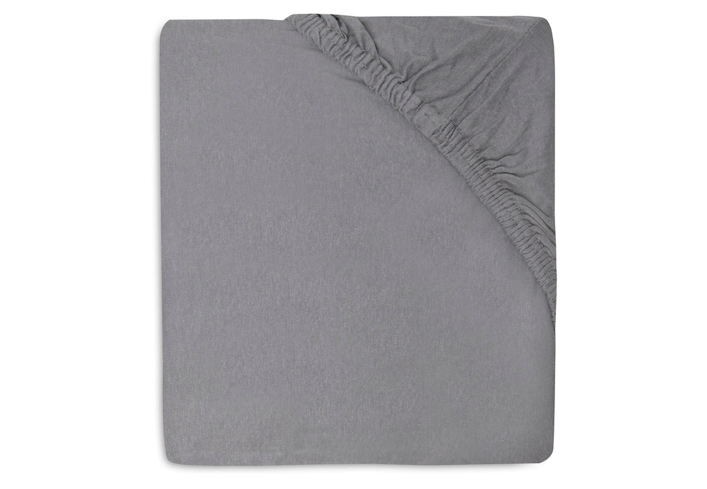 zzz Jollein Hoeslaken Jersey 60x120cm | Soft Grey/ Storm Grey 2-Pack