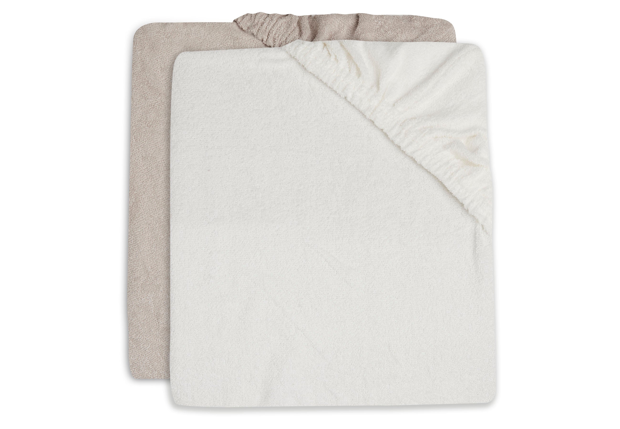 Jollein Waskussenhoes 50x70cm | Ivory/ Nougat 2-Pack