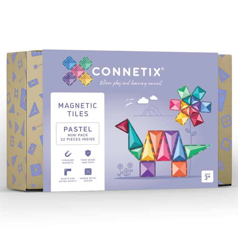 Connetix Tiles Pastel Mini Pack EU | 32 Stuks