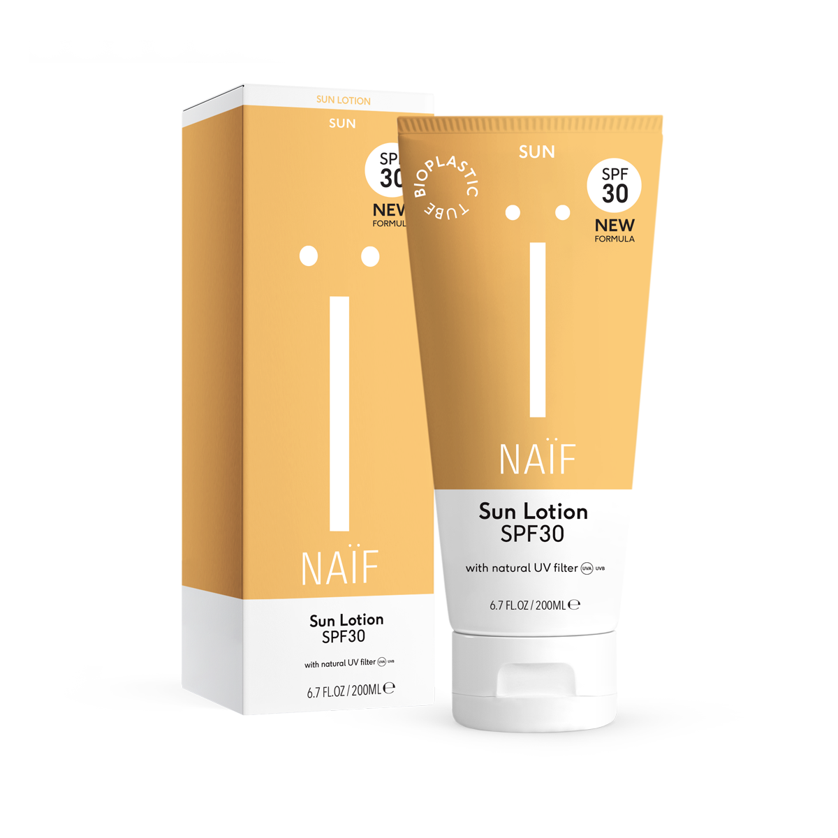 Naïf Zonnebrand Crème Voor Volwassenen SPF30 | 200ml