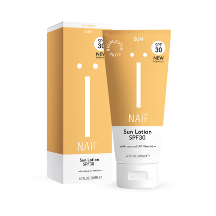 Naïf Zonnebrand Crème Voor Volwassenen SPF30 | 200ml