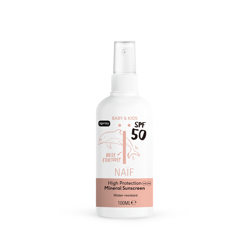 Naïf Zonnebrand Spray Voor Baby & Kids SPF50 | 100ml