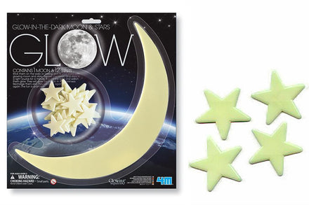 * 4M Glow In The Dark Moon & Stars