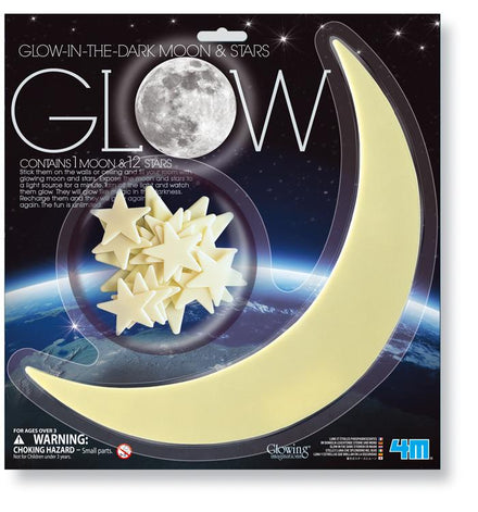 * 4M Glow In The Dark Moon & Stars