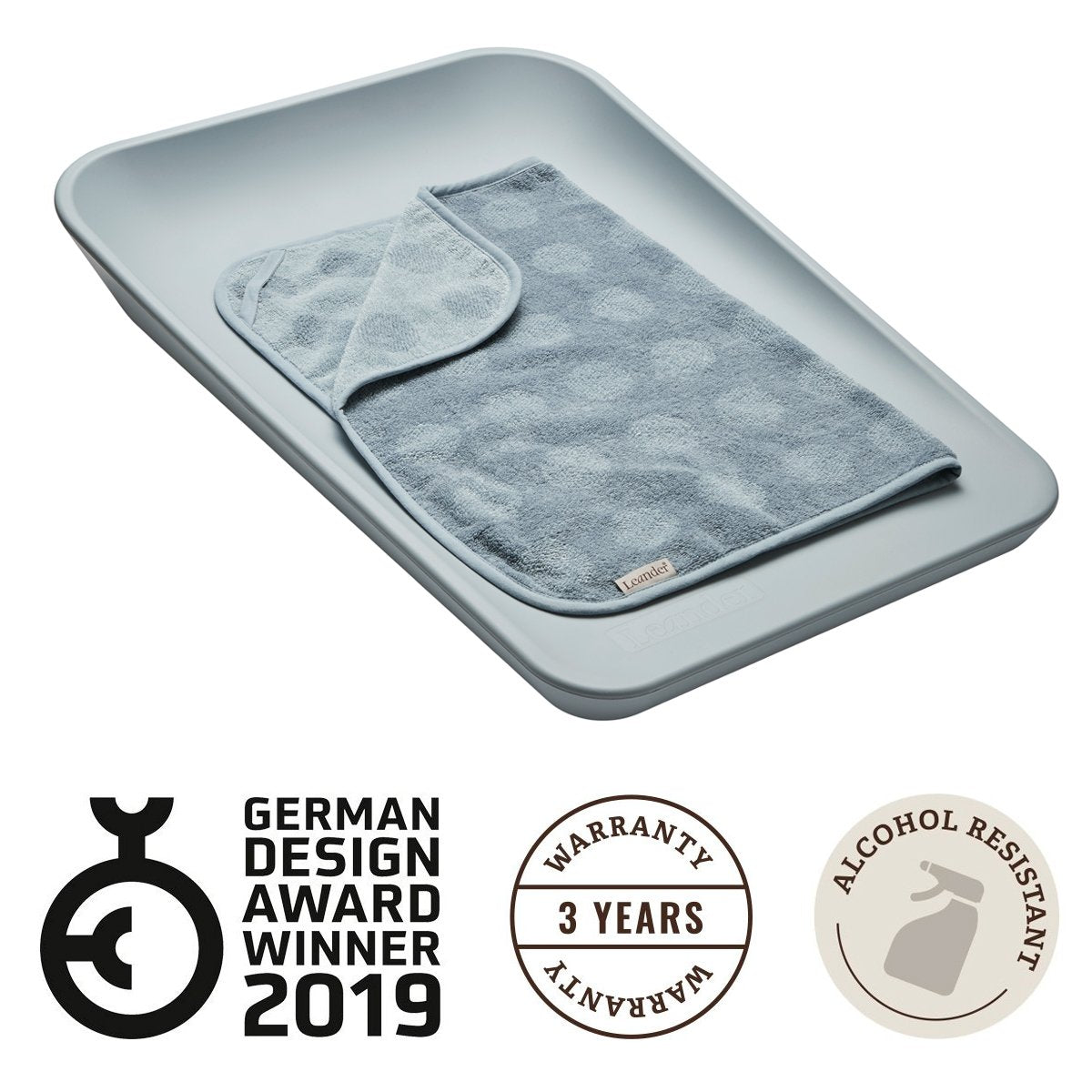 *  Leander Matty Topper Voor Verschoningskussen | Blueberry