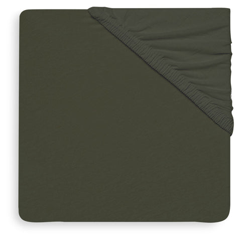 Jollein Hoeslaken Jersey Wieg 40/50x80/90cm | Leaf Green 2-Pack