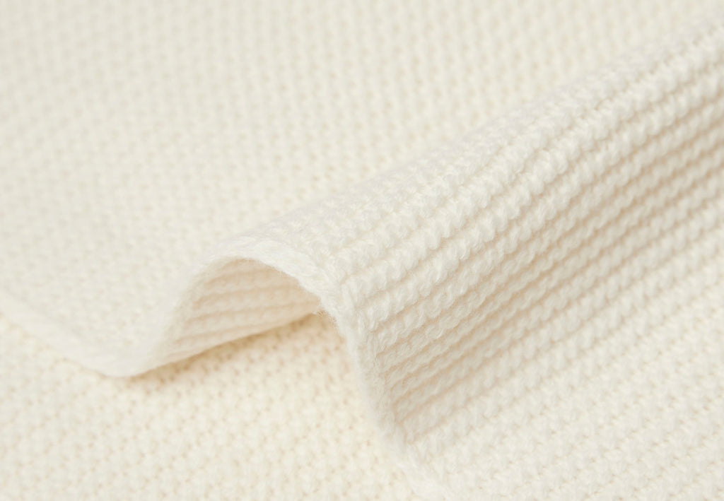 Jollein Wiegdeken 75x100cm | Basic Knit Ivory