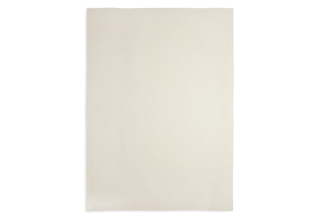 Jollein Ledikant Deken 100x150 cm | Basic Knit Ivory