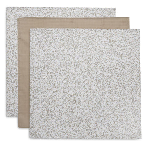 Jollein Hydrofiele Doek Small 70x70cm 3-Pack | Dotted