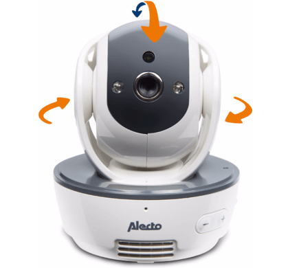 Alecto babyfoon met camera DVM-200 - DE GELE FLAMINGO - 5